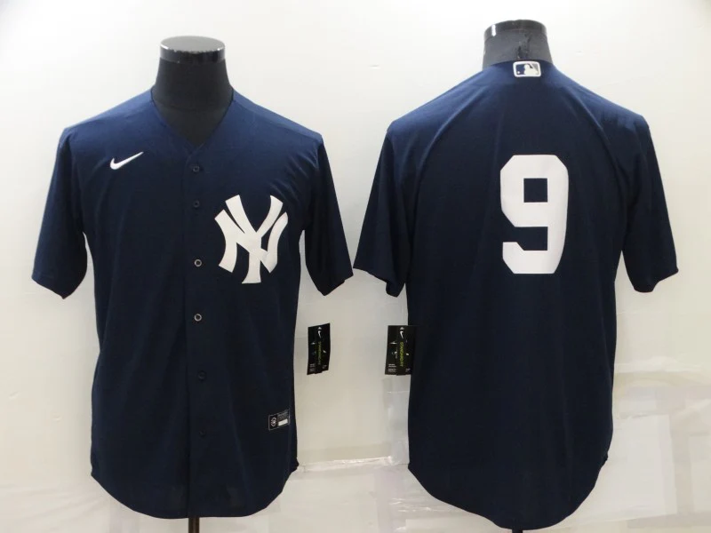 Men's New York Yankees Roger Maris #9 Navy Replica Player Name Jersey