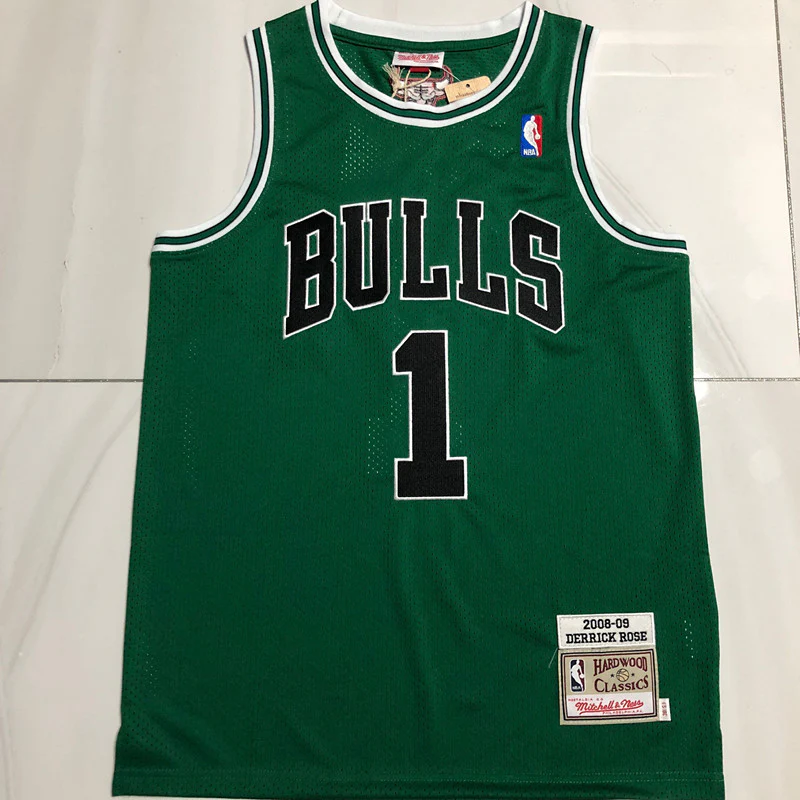 Derrick Rose Chicago Bulls Green 1 MN