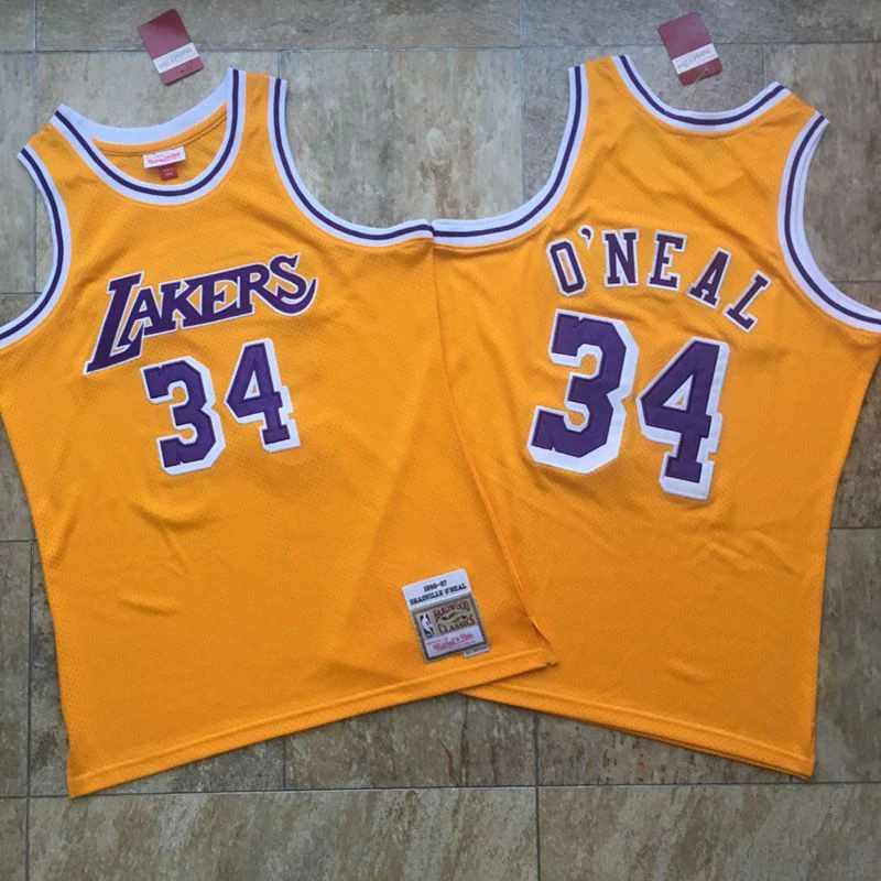 O'Neal  Los Angeles Lakers Yellow 34 MN