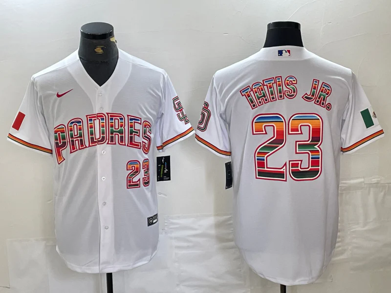 Men's San Diego Padres Fernando Tatis Jr. #23 White Limited Player Jersey