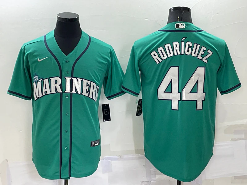 Men's Seattle Mariners Julio Rodriguez #44 Green Replica Baseball Jersey