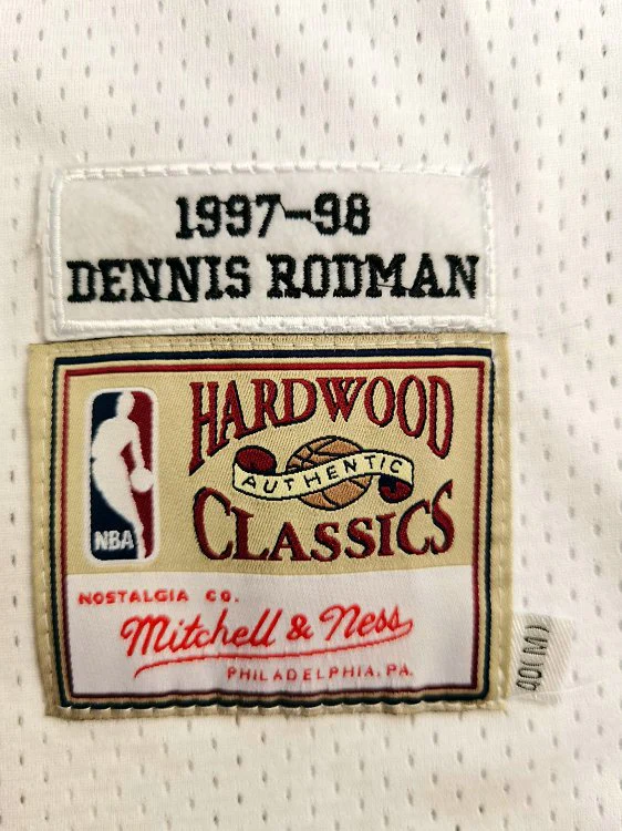 Chicago Bulls Dennis Rodman 91 White Jersey